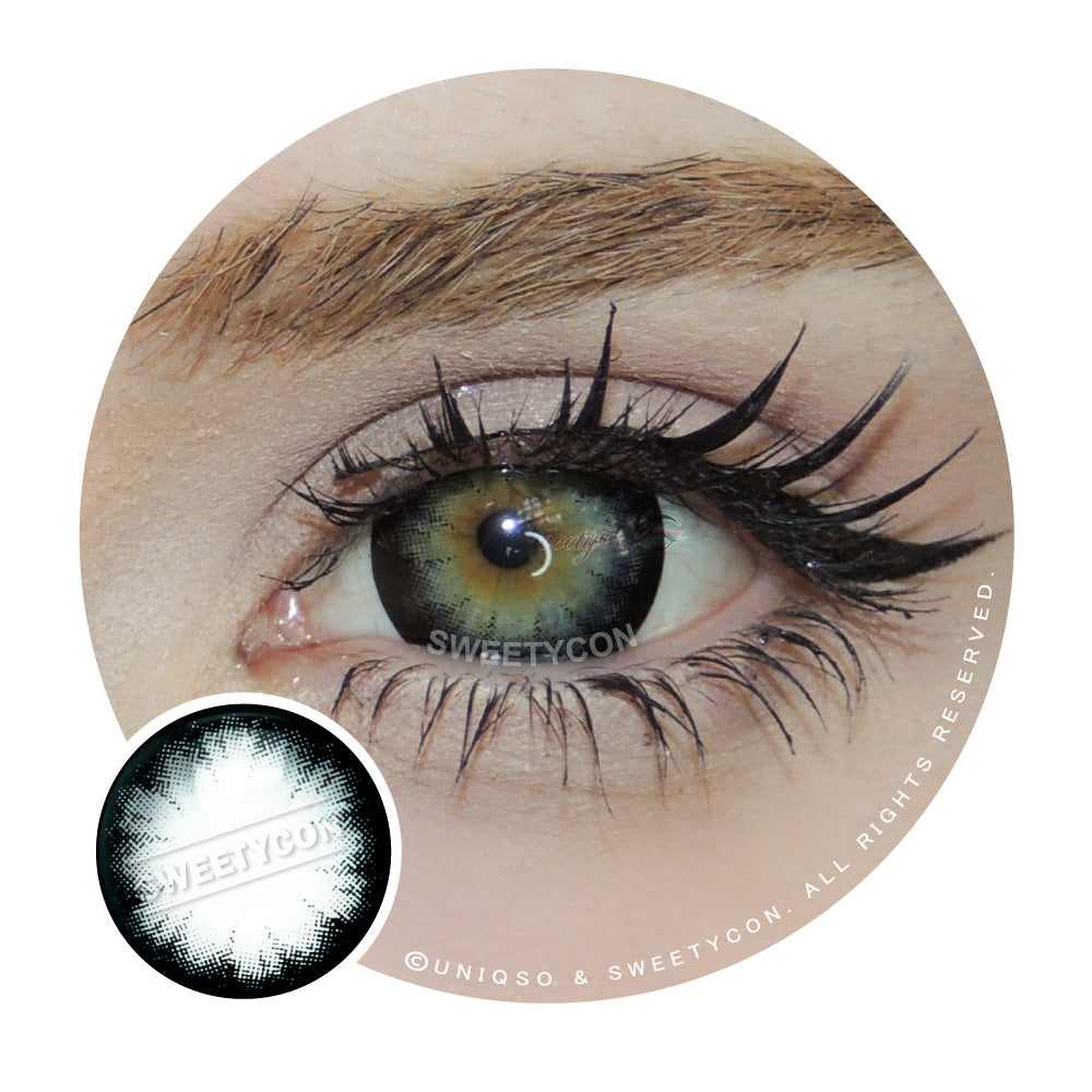 Sweety Circle Black (1 lens/pack)-Colored Contacts-UNIQSO