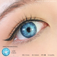 Urban Layer Amazon Blue (1 lens/pack)-Colored Contacts-UNIQSO UK