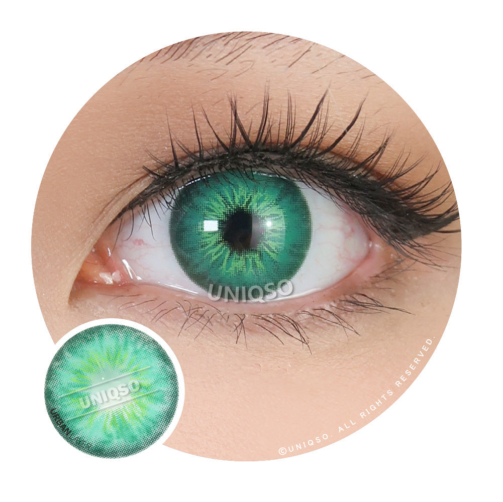 Urban Layer Amazon Green (1 lens/pack)-Colored Contacts-UNIQSO UK