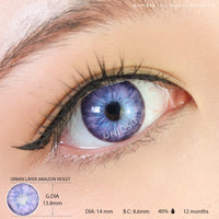 Urban Layer Amazon Violet (1 lens/pack)-Colored Contacts-UNIQSO UK