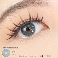 Urban Layer Berkeley Blue (1 lens/pack)-Colored Contacts-UNIQSO UK