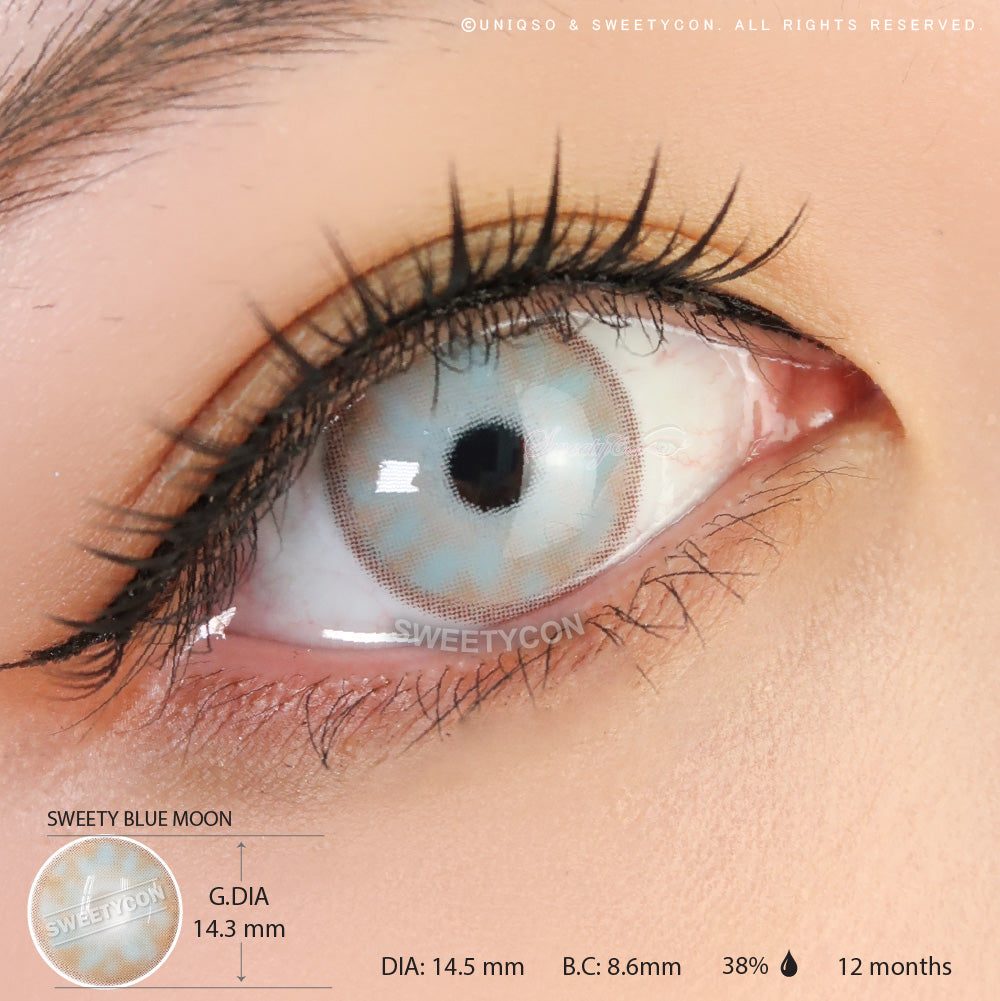 Urban Layer Blue Moon (1 lens/pack)-Colored Contacts-UNIQSO UK