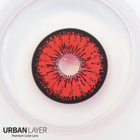 Urban Layer Crazy Tokyo N Red (1 lens/pack)-Colored Contacts-UNIQSO UK