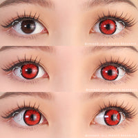 Urban Layer Crazy Tokyo N Red (1 lens/pack)-Colored Contacts-UNIQSO UK