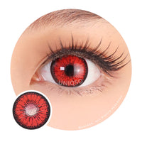 Urban Layer Crazy Tokyo N Red (1 lens/pack)-Colored Contacts-UNIQSO UK