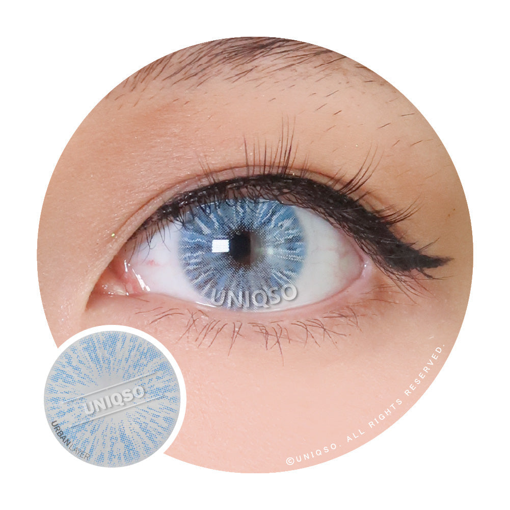 Urban Layer Frozen Gray (1 lens/pack)-Colored Contacts-UNIQSO UK