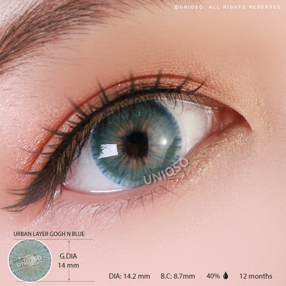 Urban Layer Gogh N Blue (1 lens/pack)-Colored Contacts-UNIQSO UK