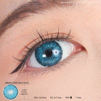 Urban Layer Grace Blue (1 lens/pack)-Colored Contacts-UNIQSO UK