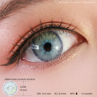 Urban Layer Las Vegas Ash Blue (1 lens/pack)-Colored Contacts-UNIQSO UK