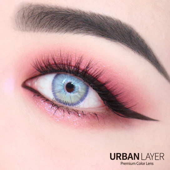Urban Layer Las Vegas Ash Blue (1 lens/pack)-Colored Contacts-UNIQSO UK