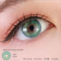 Urban Layer Las Vegas Jade Green (1 lens/pack)-Colored Contacts-UNIQSO UK