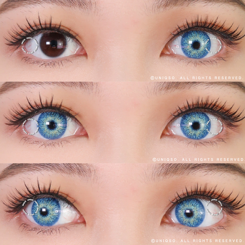 Urban Layer Santorini Blue (1 lens/pack)-Colored Contacts-UNIQSO UK