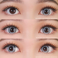 Western Eyes Dolly+ Grey (1 lens/pack)-Colored Contacts-UNIQSO UK
