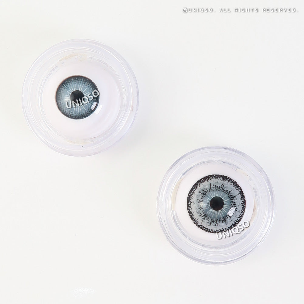 Western Eyes Dolly+ Grey (1 lens/pack)-Colored Contacts-UNIQSO UK