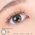 Western Eyes Nada Peace Brown (1 lens/pack) [Exp: 06/2027]-Colored Contacts-UNIQSO UK