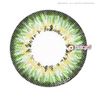 Western Eyes Puffy 3 Tones Green (1 lens/pack)-Colored Contacts-UNIQSO UK