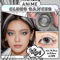 Sweety Cloud Dancer Grey (1 lens/pack)-Crazy Contacts-UNIQSO