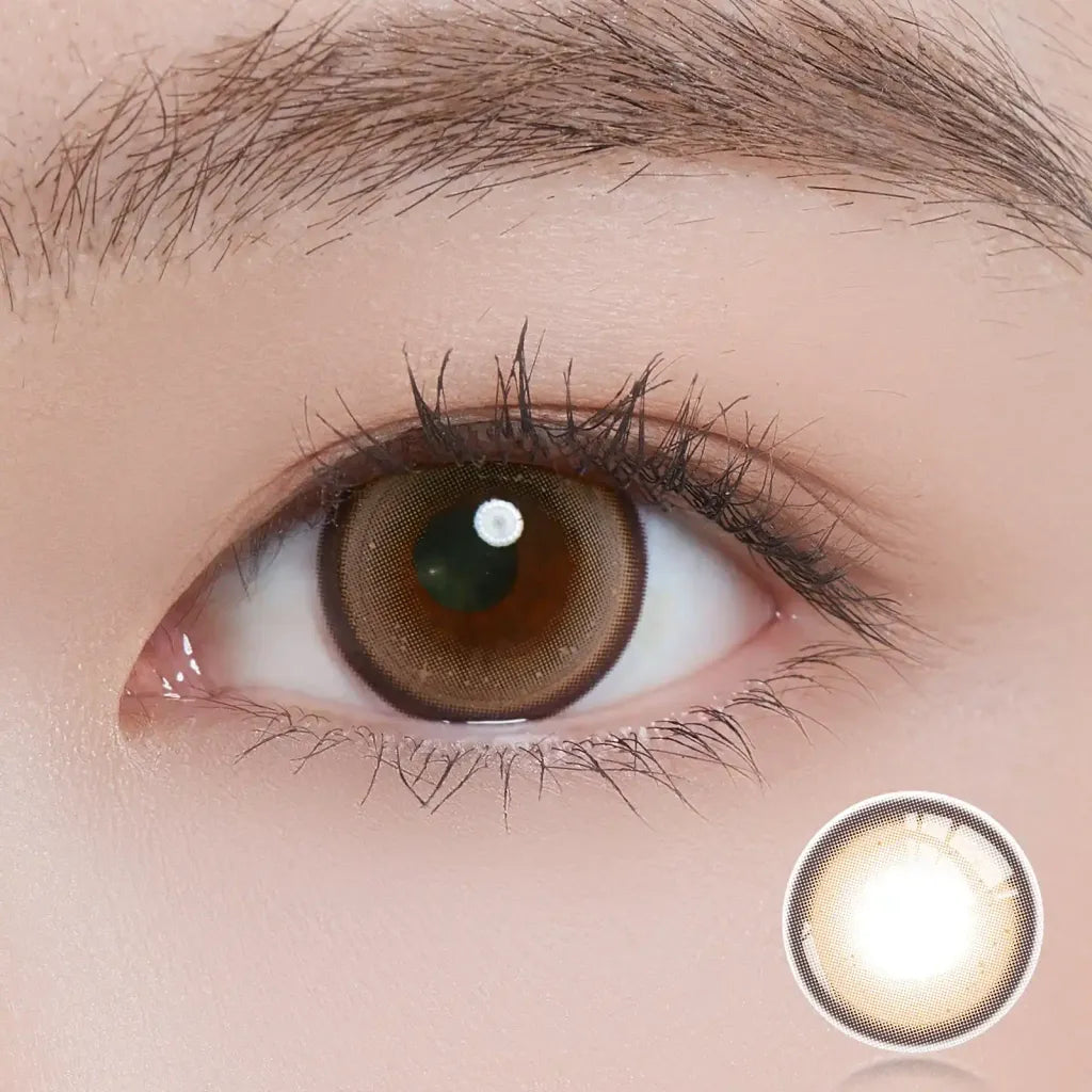 ii99 Monthy Disposable - Cowry Choco (2 Lenses/pack)-Colored Contacts-UNIQSO UK