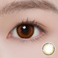 ii99 Monthy Disposable - Folia Brown (2 Lenses/pack)-Colored Contacts-UNIQSO
