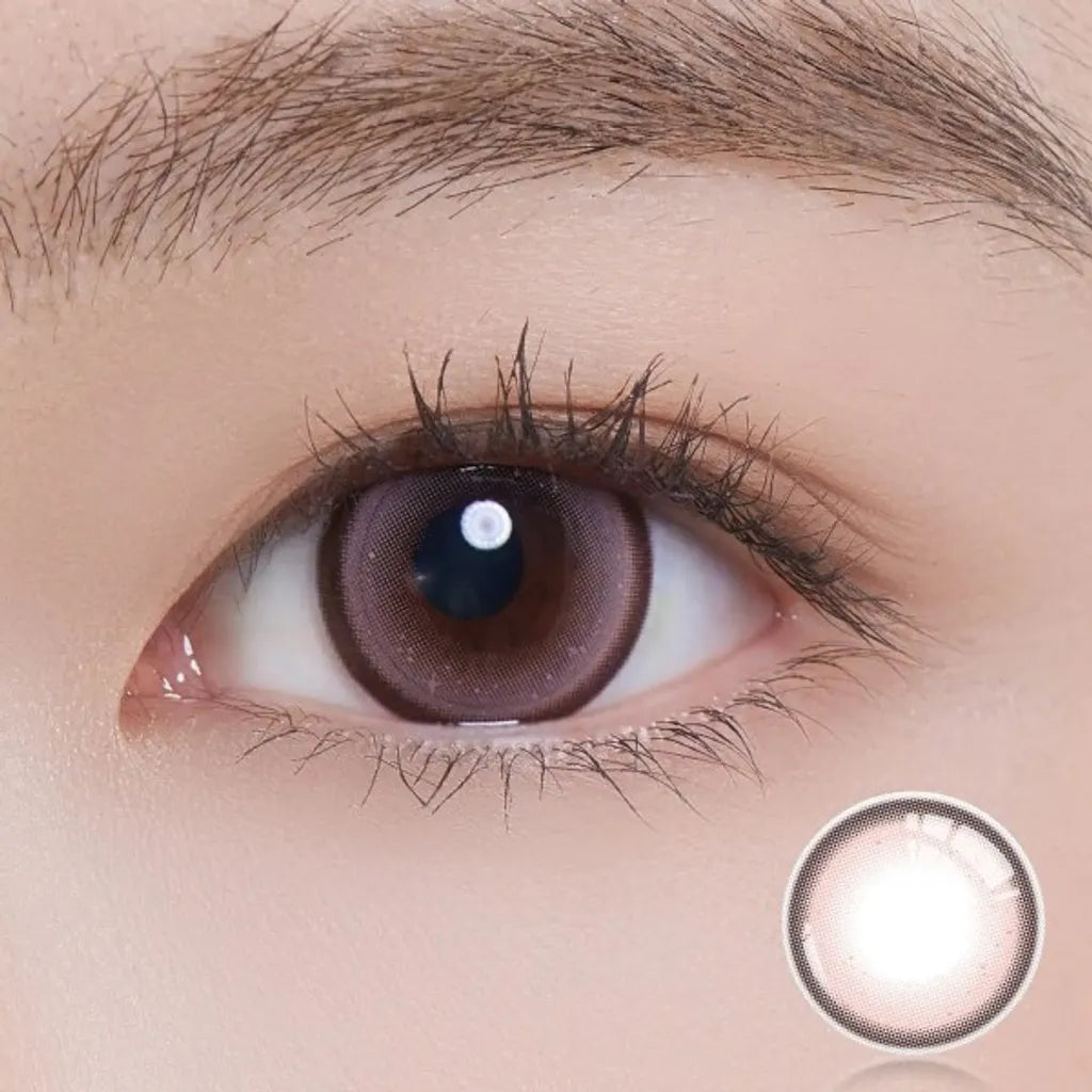 ii99 Monthy Disposable - Starry Brown (2 Lenses/pack)-Colored Contacts-UNIQSO UK