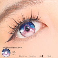 Sweety x Eyesinger Pastel Aurora (2 lenses/pack)-Colored Contacts-UNIQSO UK