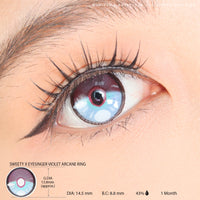 Sweety x Eyesinger Violet Arcane Ring (2 lenses/pack)-Colored Contacts-UNIQSO UK