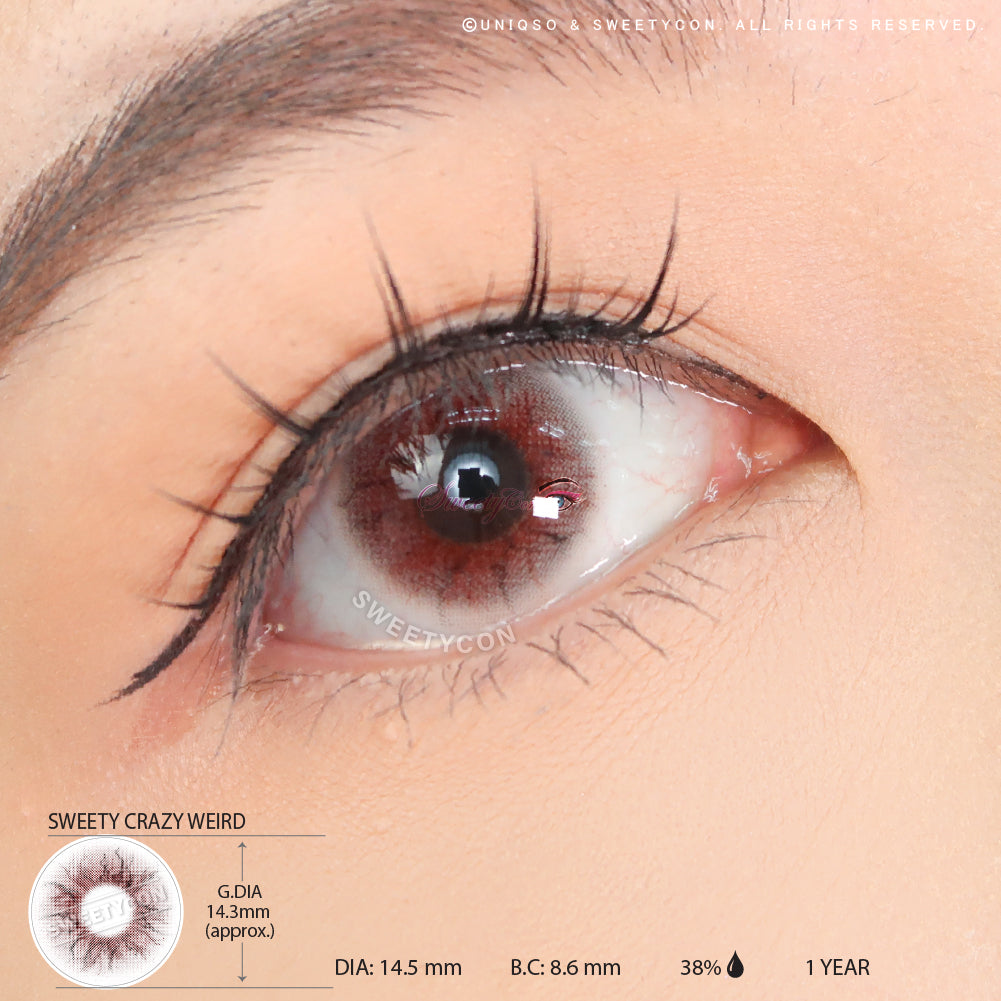 Sweety Crazy Weird (1 lens/pack)-Crazy Contacts-UNIQSO UK