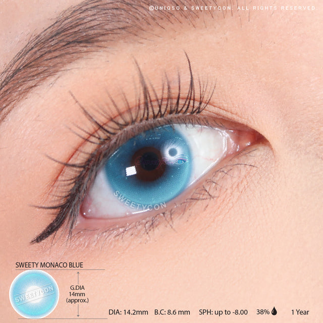 Sweety Monaco Blue (1 lens/pack)