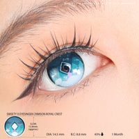 Sweety x Eyesinger Crimson Royal Crest (2 lenses/pack)-Colored Contacts-UNIQSO UK