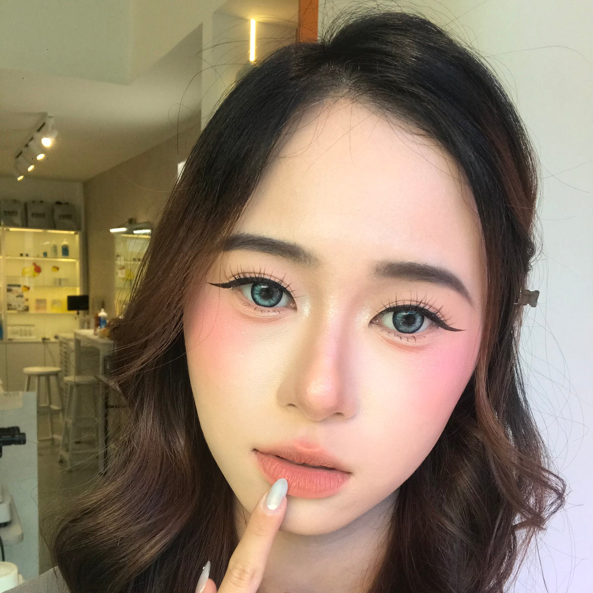 Sweety Stardust Blue (1 lens/pack)-Colored Contacts-UNIQSO UK