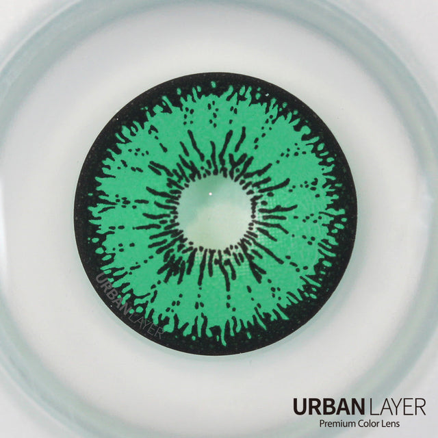 Sweety Mini Sclera Tokyo N Green(1 lens/pack)-Mini Sclera Contacts-UNIQSO