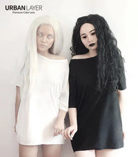 Sweety Crazy White Blind Mesh / Storm White (1 lens/pack)-Crazy Contacts-UNIQSO UK