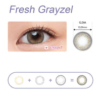 1-Day Acuvue Define Fresh Grayzel (30 lenses/pack)-Colored Contacts-UNIQSO UK
