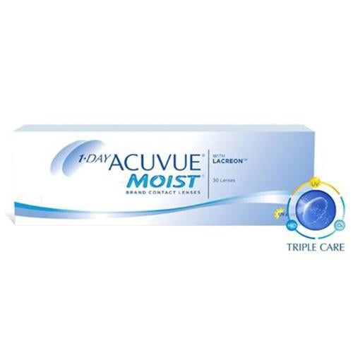 1-Day Acuvue Moist (30 lenses/pack)-Clear Contacts-UNIQSO UK
