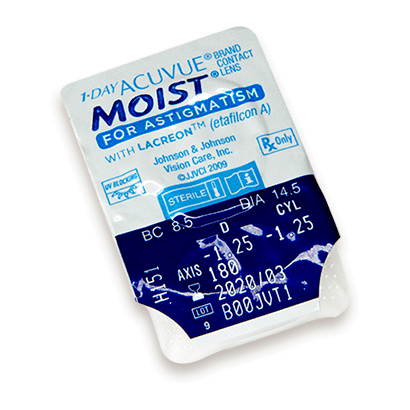 1-Day Acuvue Moist For Astigmatism (30 lenses/pack)-Clear Contacts-UNIQSO UK