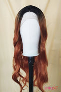 Premium Wig - Auburn Long Big Wave Lace Front Wig-Lace Front Wig-UNIQSO