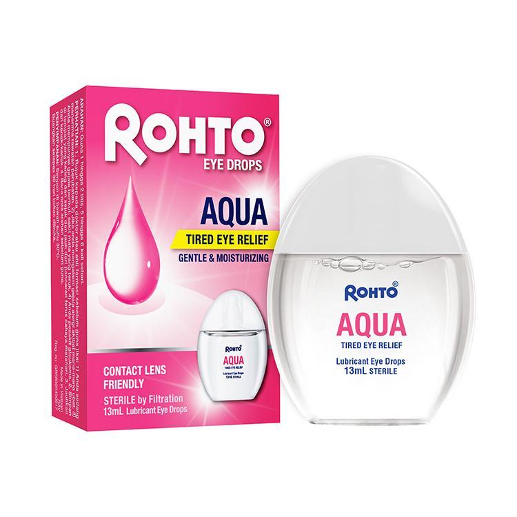 Rohto Eye Drops Aqua - Tired Eye Relief-Eye drops-UNIQSO