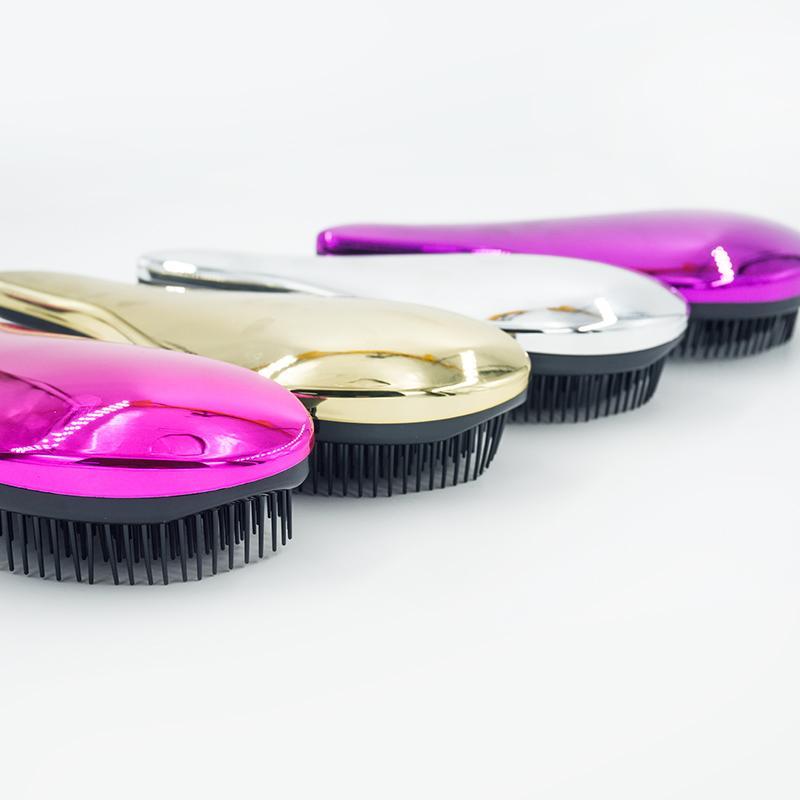 15CM Ergonomic Design Electroplate Wig Comb-Wig Accessories-UNIQSO UK
