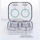 Leak Proof & Non Screw Cap Transparent Contact Lens Case (Random Color)-Lens Case-UNIQSO