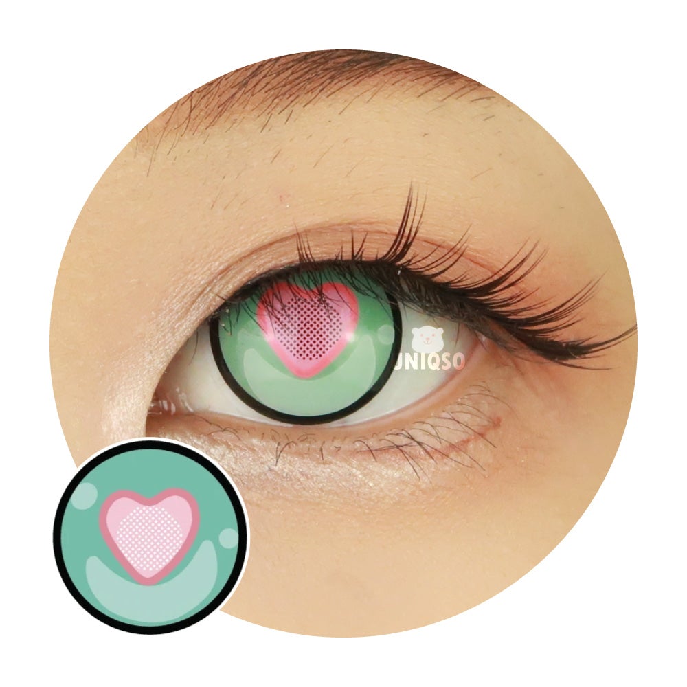 Sweety Pink Love (1 lens/pack)-Colored Contacts-UNIQSO