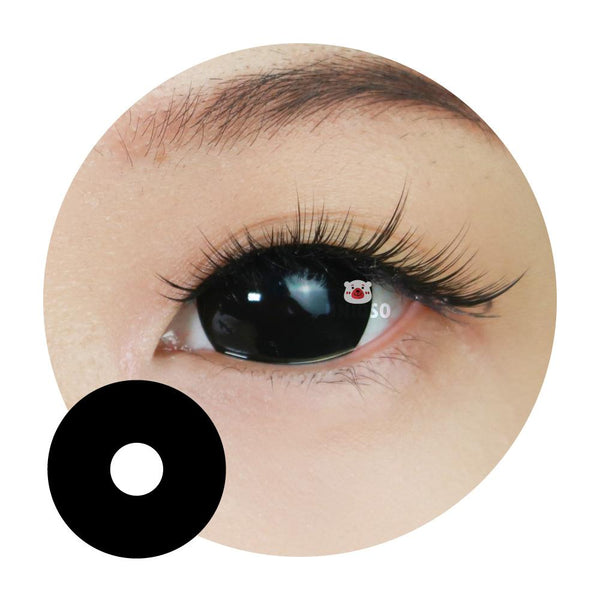 Sweety Mini Sclera Lens Black Titan (1 lens/pack)-Mini Sclera Contacts-UNIQSO