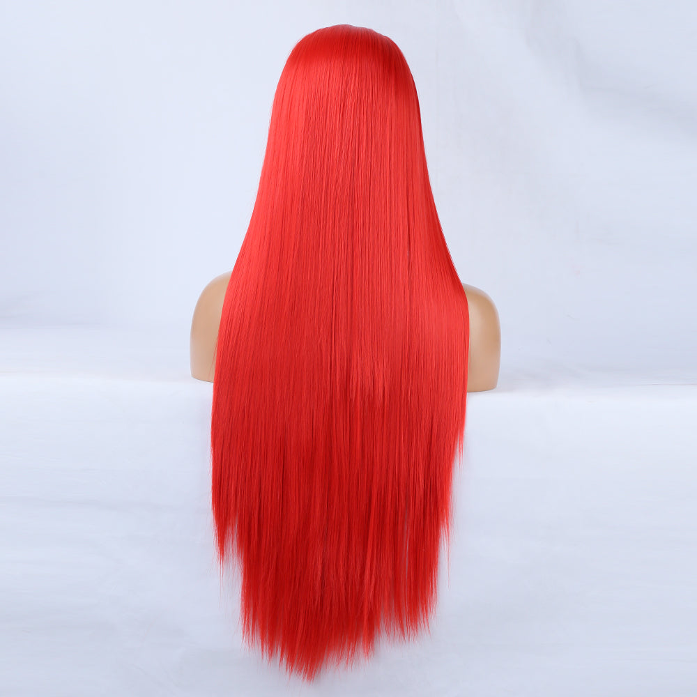 Crimson Blush Front Lace Wig-Lace Front Wig-UNIQSO