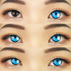Sweety Real Anime Blue (1 lens/pack)-Colored Contacts-UNIQSO