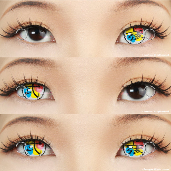 Demon Slayer Douma Eye Contacts - Limited Edition (2 lenses/pack)-Colored Contacts-UNIQSO