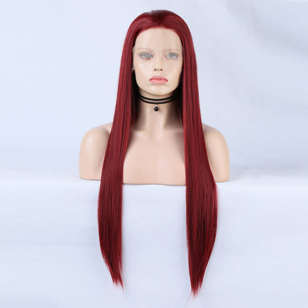 Royal Scarlet Front Lace Wig-Lace Front Wig-UNIQSO