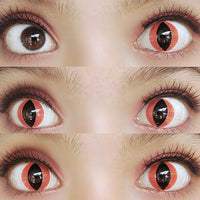 Sweety Crazy Cat Eye Red (1 lens/pack)-Crazy Contacts-UNIQSO