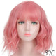 Pink Palette Short Curly Euro-American Hair Wig-Daily Wig-UNIQSO