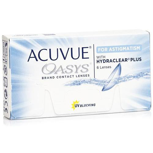 Acuvue Oasys For Astigmatism (6 lenses/pack)-Clear Contacts-UNIQSO UK