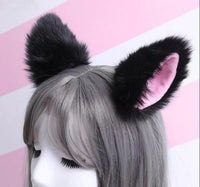 Anime Cosplay Ears Faux Fur Clip-on-Cosplay Accessories-UNIQSO UK