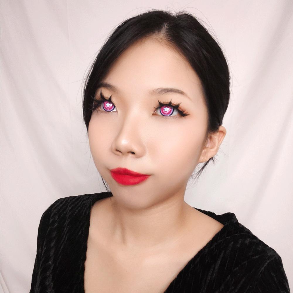 Anime E-Girl by KleinerPixel (1 lens/pack)-Colored Contacts-UNIQSO UK